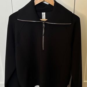 Spanx Air Essentials Half-Zip - Large/Black